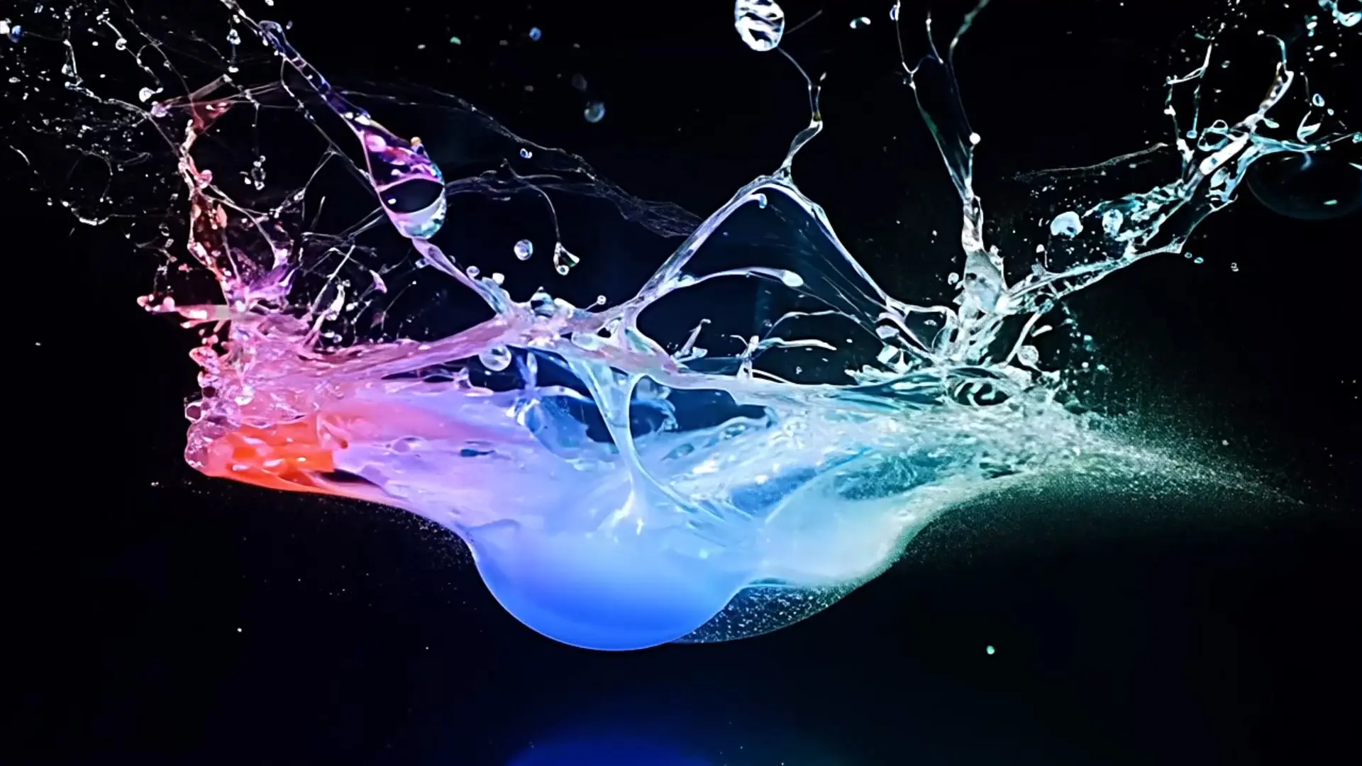 Rainbow Liquid Explosion Effect for Creative Video Projects